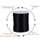 109 Yards 1.5 mm Nylon Cord Beading Satin String for Chinese Knotting Rattail Beading Macrame Friendship Bracelet Jewelry Making(Black)